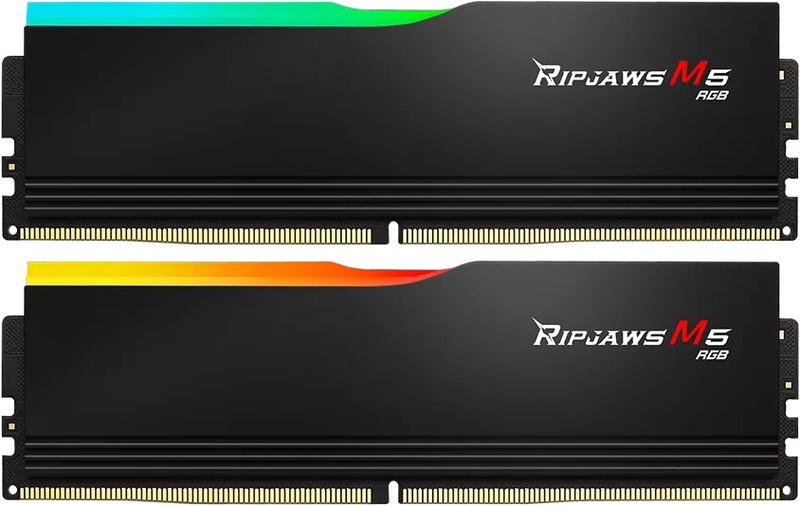 Memorie G.Skill Ripjaws M5 RGB 64GB DDR5 6000MHz CL30 Dual Channel Kit Black