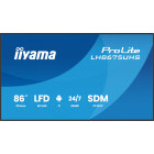 Monitor LED IIyama Smart ProLite LH8675UHS-B2AG 85.6 inch UHD IPS 8 ms 60 Hz