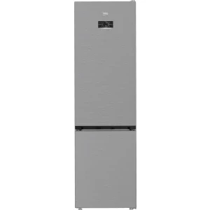 Beko B5RCNA416HXBW, 415 L, Clasa C, No Frost, ProSmart Inverter, HarvestFresh, AeroFlow, CoolAdapt, HomeWhiz, Control electronic, 203 cm, Metal Look