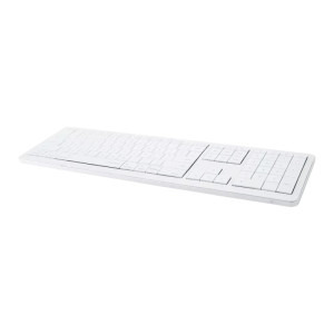 CLEVETURA CLVX 1, Touchpad integrat, RGB, Mac, White