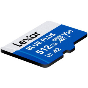 Lexar microSDXC Blue Plus UHS-I 512GB + Adaptor