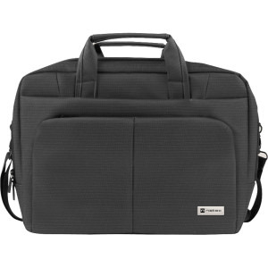 Natec Geanta laptop Gazelle, 15.6 inch, 3 compartimente, strat suplimentar de material, Negru