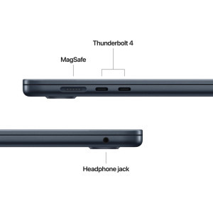 Apple 15.3'' MacBook Air 15 with Liquid Retina, Apple M5 chip (10-core CPU), 16GB, 2TB SSD, Apple M5 10-core GPU, macOS, Midnight, INT keyboard, 2026