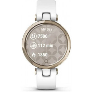 Garmin Lily Cream Gold/White Silicone