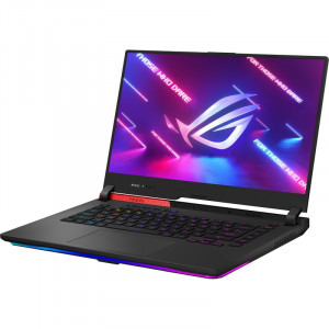 ASUS Gaming 15.6'' ROG Strix G15 G513QE, FHD 300Hz, Procesor AMD Ryzen™ 7 5800H (16M Cache, up to 4.4 GHz), 16GB DDR4, 512GB SSD, GeForce RTX 3050 Ti 4GB, No OS, Original Black