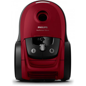 Philips Performer Silent FC8781/09, cu sac, 650W, 4L, Rosu