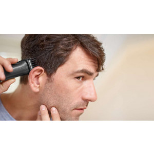 Philips Multigroom Seria 3000 7 in 1 MG3720/15, Lame cu ascutire automata, Accesorii lavabile