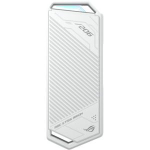 ASUS ROG Strix Arion White pentru SSD NVMe M.2 - USB 3.2 GEN2 Type-C (10 Gbps), doua cabluri USB-C la C si USB-C la A, montare fara unelte, placuțe termice incluse, suporta PCIe 2280/2260/2242/2230 M key/B+M Key