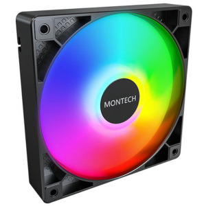 Montech GF120 ARGB PWM 120mm Black Three Fan Pack