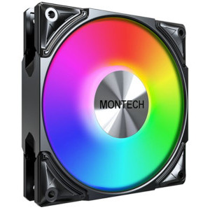 Montech Metal Pro ARGB 120mm PWM Black Three Fan Pack