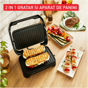 Tefal Gratar electric Inicio GC270D10, 1000W, Negru/Argintiu