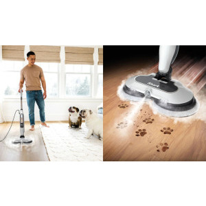 Shark S8201EU, Mop cu abur, 1120W, Alb/Argintiu