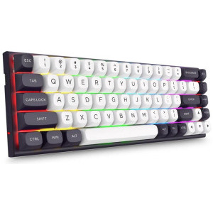 Redragon Irelia Black-White RGB Pink Magnetic Switch Mecanica