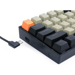 Redragon Lakshmi Black-Orange Blue Switch Mecanica