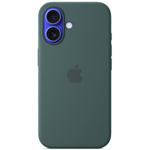 Apple Protectie pentru spate, material silicon pentru iPhone 16, culoare Lake Green