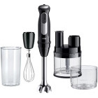 Braun Mixer vertical MultiQuick 5 Pro MQ55755M, 1000W, 0.6 L / 0.5L, Negru/Argintiu
