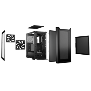 be quiet! Pure Base 501 Airflow Window Black