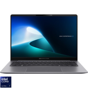 Laptop ASUS 14 ExpertBook P5 P5405CSA, WQXGA 144Hz, Procesor Intel® Core™ Ultra 7 258V (12M Cache, up to 4.80 GHz), 32GB LPDDR5X, 512GB SSD, Intel Arc 140V, No OS, Misty Grey
