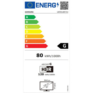 Samsung Smart TV UE65DU8572 Seria DU8572 163cm gri-negru 4K UHD HDR