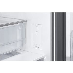 Samsung RB53DG706BS9EO, 538 L, Clasa B, No Frost, Digital Inverter, SpaceMax, Twin Cooling, AI Energy, 203 cm, Inox