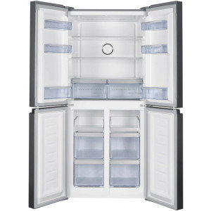 Beko GNO46623XPN, 466 L, Clasa D, ProSmart Inverter, HarvestFresh, XXL Bottle holder, Display Touch Control, 180 cm, Inox