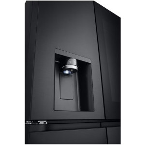 LG GMG960EVEE, 638 L, Clasa E, No Frost, Multi-Door, InstaView, UVnano, Dozator apa & gheata, 179 cm, Negru