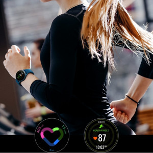 Samsung Galaxy Watch Active (2019), negru, curea silicon, WiFi, Bluetooth, GPS si NFC, rezistent la apa si adancime, perfect pentru inot si fitness
