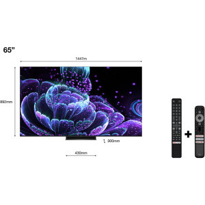 TCL Smart TV Mini LED 65C835 Seria C835 164cm 4K UHD HDR