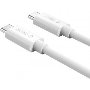 Orico CTC100M-20, USB-C la USB-C, 2 m, White, amperaj maxim suportat 5A