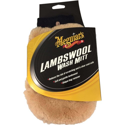 Produs microfibra Meguiar's Consumer Manusa din blana de oaie Lambswool Wash Mitt