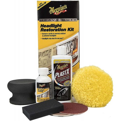 Ceara & Sealant Meguiar's Consumer Kit polish faruri Heavy Duty Headlight Restoration Kit