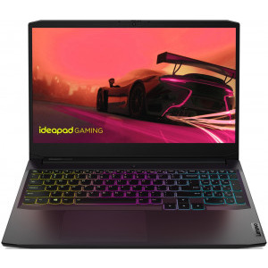 Lenovo Gaming 15.6'' IdeaPad 3 15ACH6, FHD IPS 165Hz, Procesor AMD Ryzen™ 7 5800H (16M Cache, up to 4.4 GHz), 8GB DDR4, 512GB SSD, GeForce RTX 3050 Ti 4GB, No OS, Shadow Black, 4-Zone RGB