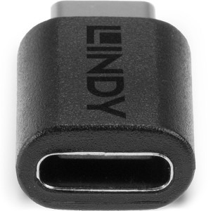 LINDY 1x USB 3.2 Tip C Male - 1x USB 3.2 Tip C Female, negru