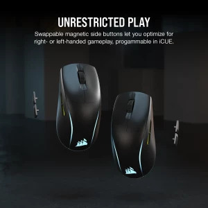 Corsair M75 Lightweight RGB Wireless Black