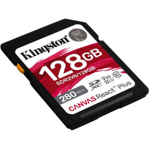 Kingston SDXC Canvas React Plus Class 10 UHS-II 128GB
