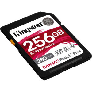Kingston SDXC Canvas React Plus Class 10 UHS-II 256GB