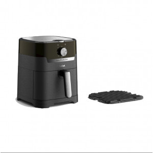 Tefal Friteuza Easy Fry & Grill EY501815, 1400W, Functie grill, 4.2L, Negru/Argintiu, Negru-Argintiu