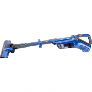 Daewoo RSH-310GB-1, 130W, 0.6L, filtru HEPA, Litiu-Ion 22.2V, Albastru, vertical