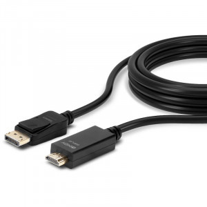LINDY DisplayPort v1.2 Male - HDMI v1.4 Male, 5m, negru