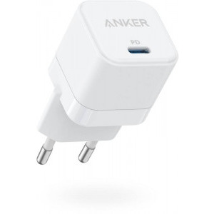 Incarcator retea Anker PowerPort III Cube, 20W, 1x USB-C, White-Grey