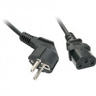 Cablu componente LINDY Schuko Male - IEC 320 C13 Female, 3m, negru