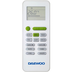 Daewoo DAC-09CHSDB-NK, 9000 BTU, A++/A+, Wi-Fi, Inverter, Filtru cu ioni de argint