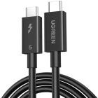 Cablu de date / adaptor Ugreen L703, Thunderbolt 5 Male la Thunderbolt 5 Male, 240 W, 1 m, Black