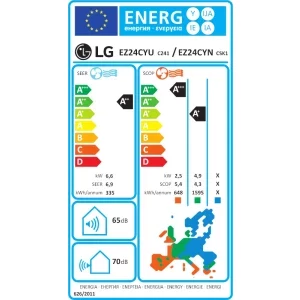 LG Dualcool Special, 24000 BTU, Clasa A++/A+, Wi-Fi, Dual Inverter