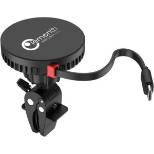 Lemontti MagSage Magnetic, Auto, Incarcare wireless, cablu retractabil USB-C, 1m, Black