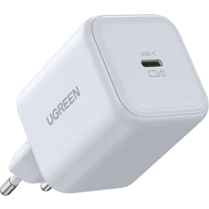 Ugreen X524, 1x USB-C, Quick Charge 45 W, GaN, White