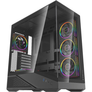 Gaming GREUCEANU Epic Plus Dual, AMD Ryzen 9 9950X3D2 Dual Edition 4.3GHz, 32GB DDR5, 4TB SSD, RTX 5070 Ti 16GB GDDR7, Iluminare RGB