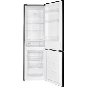 Heinner HCNF-HM253INVBKE++, 253 L, Clasa E, Full No Frost, Inverter, Control electronic, 180 cm, Negru