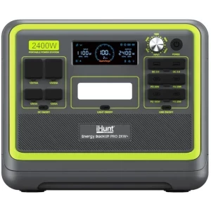 iHunt Statie de alimentare portabila Energy Backup Pro, 2048 Wh, 2400 W, LiFePO4