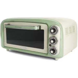 Ariete Cuptor electric Vintage 979, 1380W, 18L, Crem/Verde